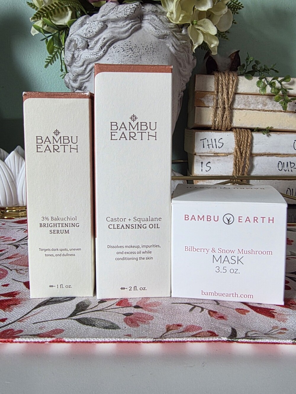 Bambu Earth Facial Serum Mask & Oil Bundle
